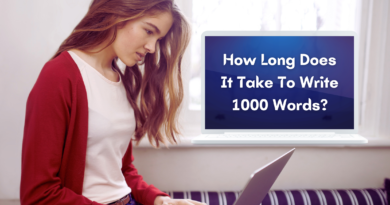 How Long Does It Take To Write 1000 Words