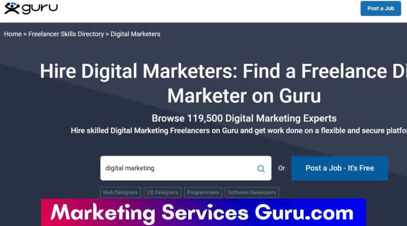 The Ultimate Guide to Marketing Services Guru.com