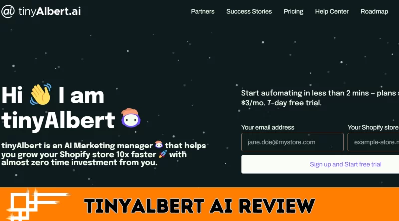 TinyAlbert AI Review | AI Marketing Manager for Shopify Stores